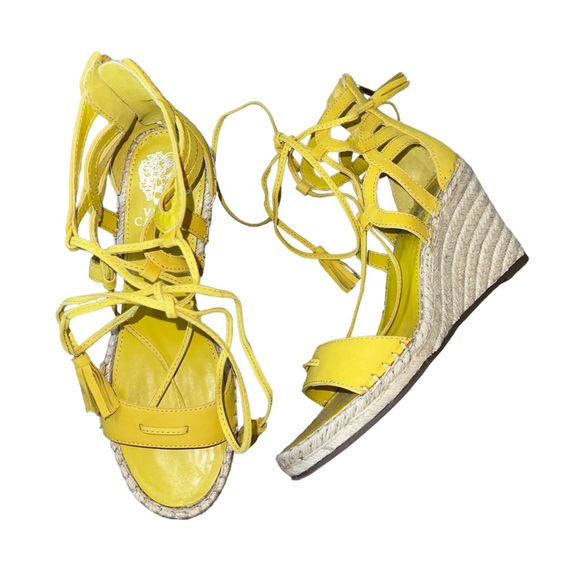 Vince Camuto "Tannon" Sandals in Yellow Narcissus
Jute Espadrille Wedges - Picture 3 of 11